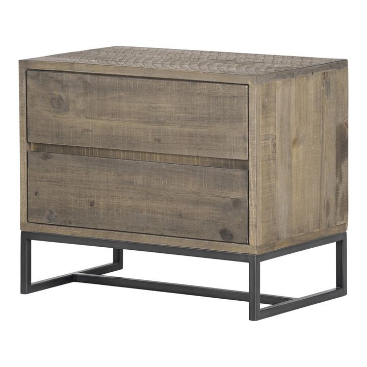 Moe's Home Collection Elena Nightstand, Brown