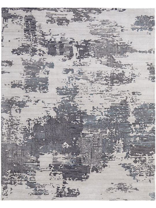 Zarah 8917F Ivory/Gray/Blue 9' x 12' Rug