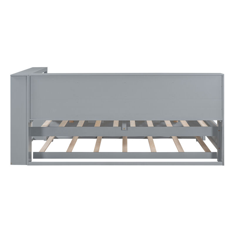 Merax Modern DayBed Bed Frame with Trundle