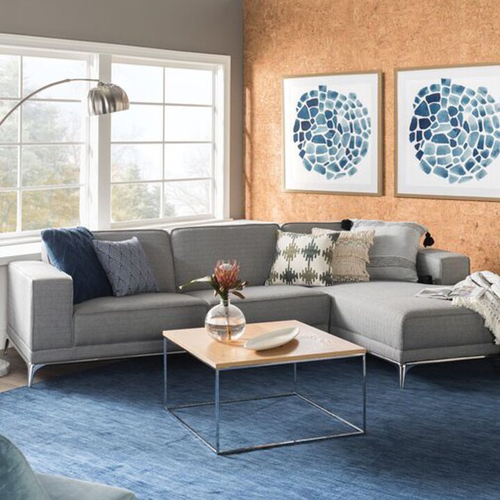 Luna 8049F Blue 2' x 3' Rug