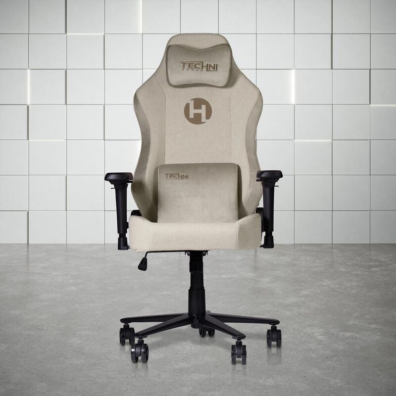 Techni Sport Fabric Gaming Chair - Beige