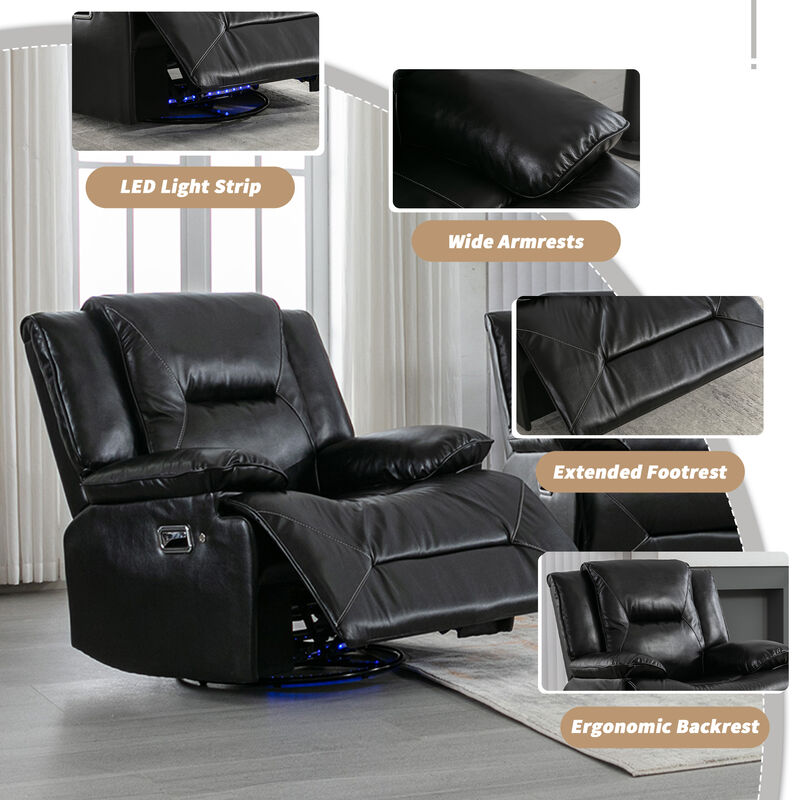 Merax 360° Swivel and Rocking Manual Recliner