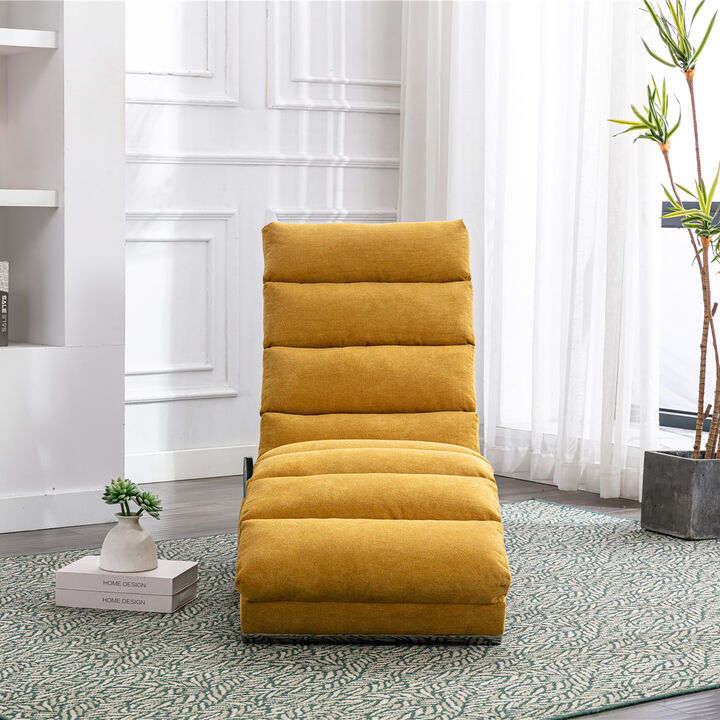 Merax  Linen Massage Chaise Lounge