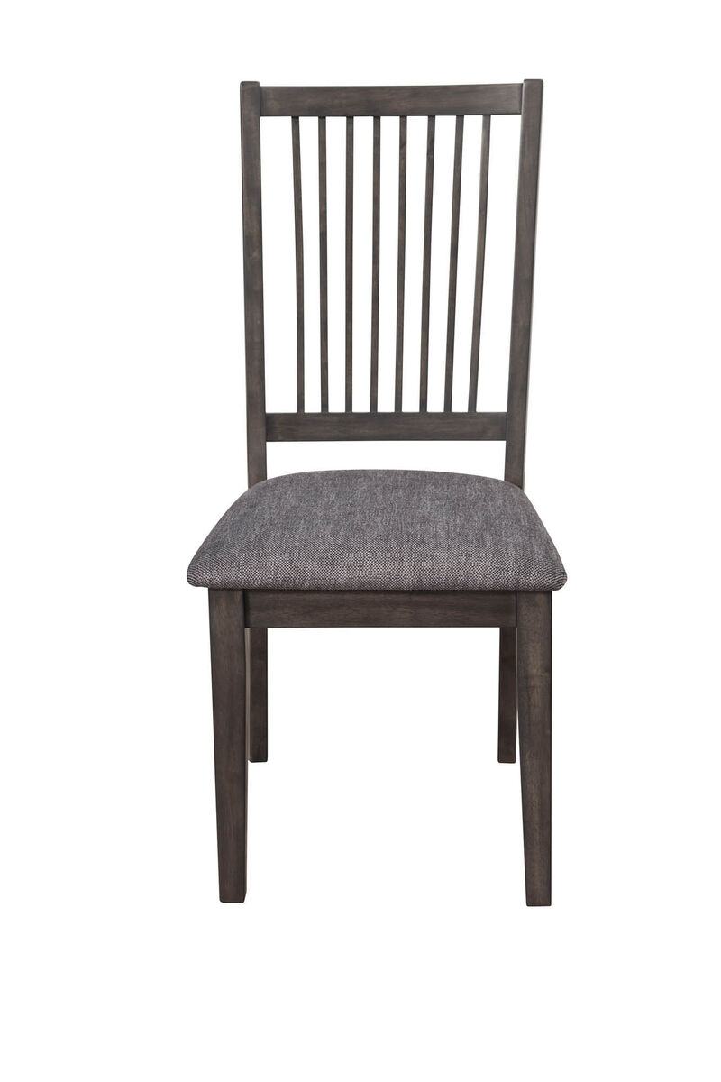 Lennox Set of 2 Side Chairs, Dark Tobacco
