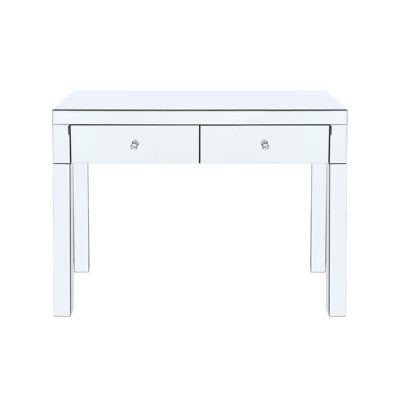 W 39.4"X D 15.7" X H 31.5" Double Draw Dressing Table, Escritorio For Entrance Corridor Living Room