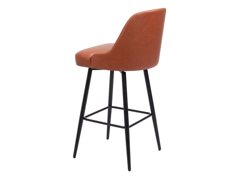 Keppel Swivel Barstool Brown