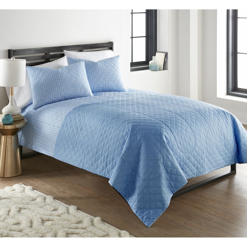 Seersucker 6-in-1 Quilt Set Americana Stripe