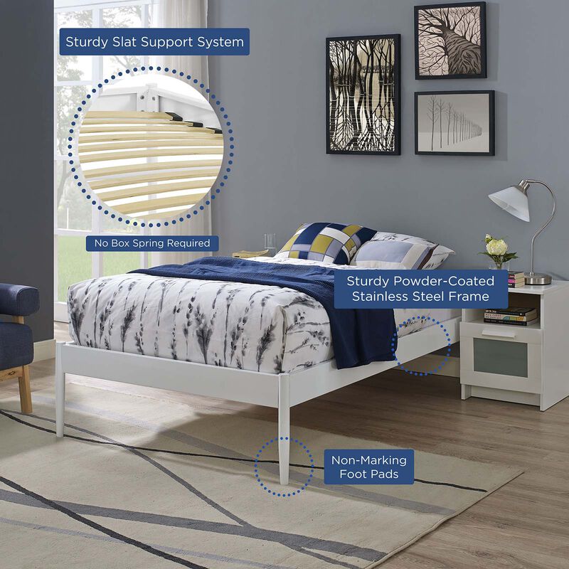 Modway - Elsie Twin Bed Frame White
