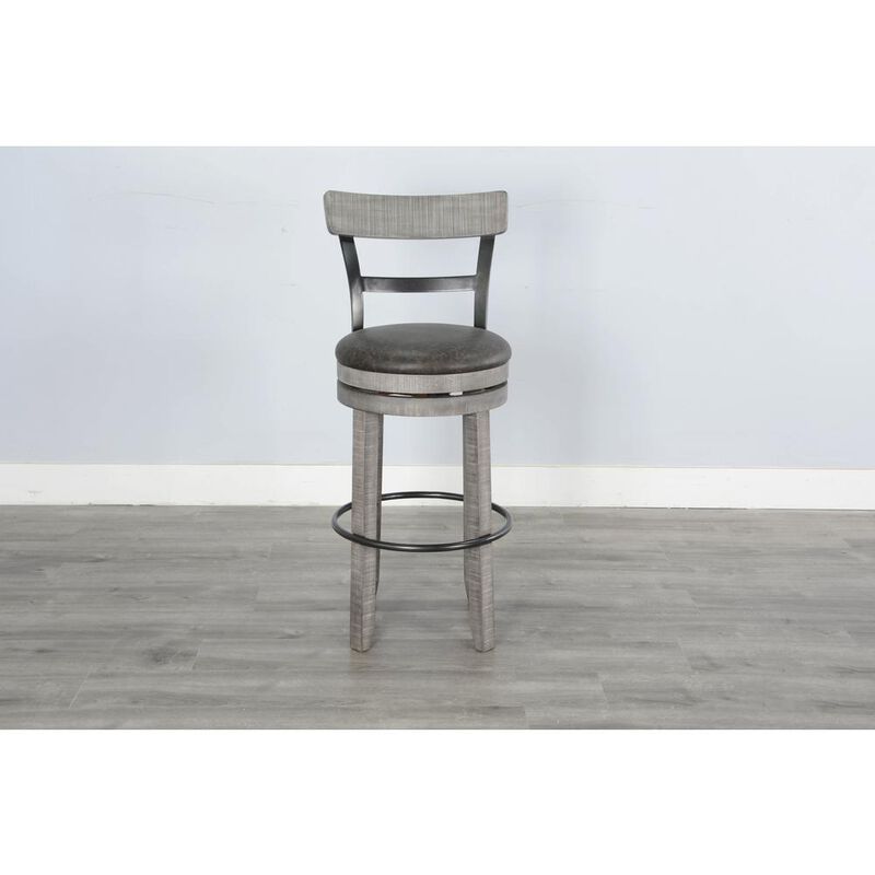 Sunny Designs Bar Swivel Barstool, Cushion Seat