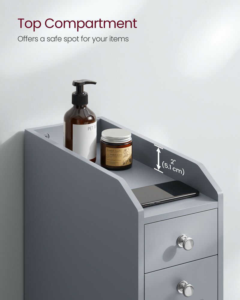 Slim Bathroom Storage Cabinet