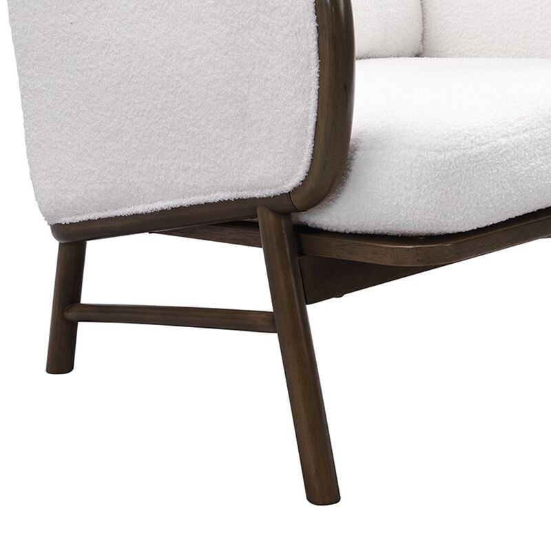 Merax Upholstered Armchair Fabric Accent Chair