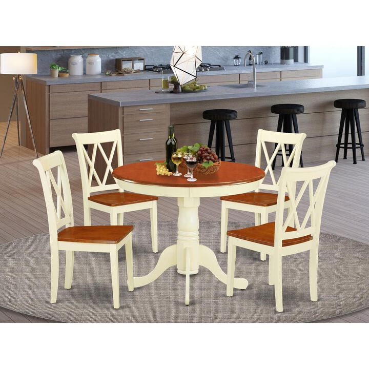 Dining Room Set Buttermilk & Cherry