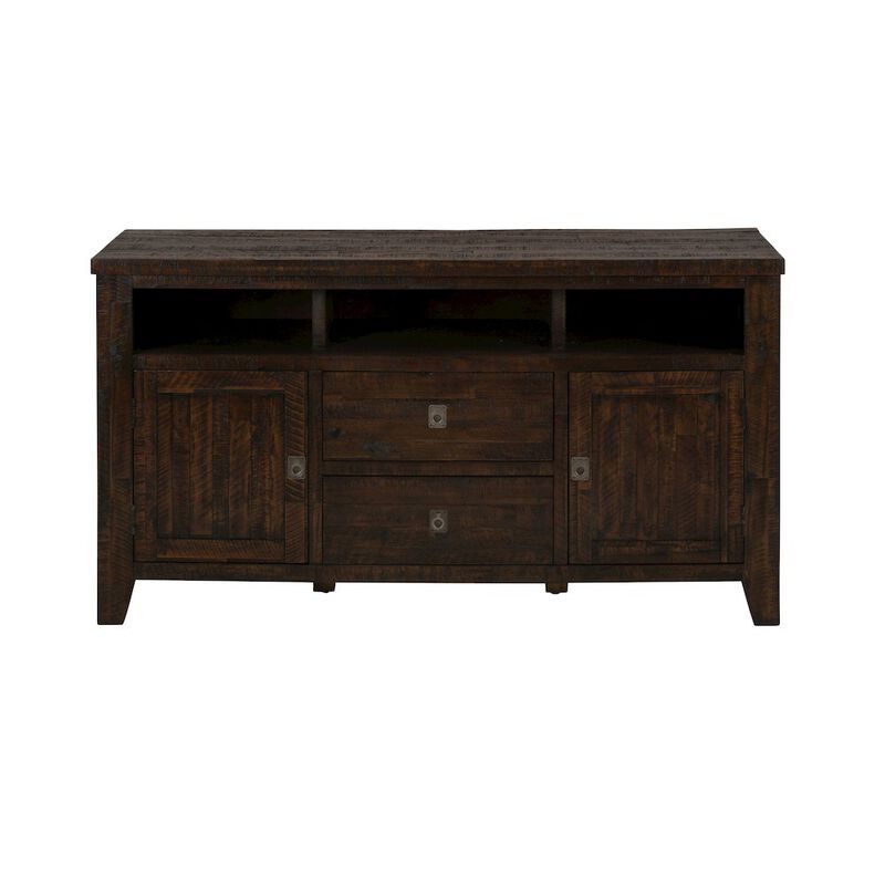 Jofran Kona Grove Distressed Rustic Solid Wood 60 Media Unit