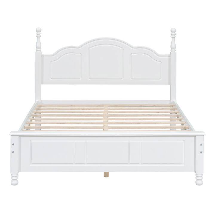Merax Retro Style Platform Bed