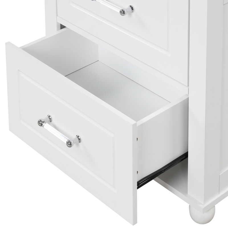 Merax  Freestanding  Bathroom Storage Cabinet  with Adjustable Shelf