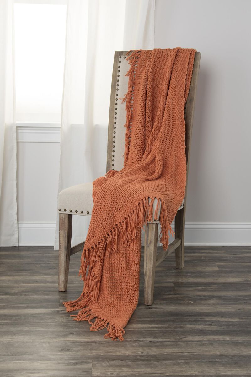 Orange 50" x 60" Throw Blanket
