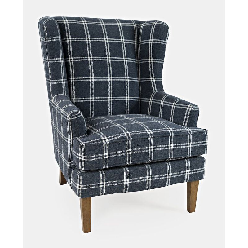 Jofran Lacroix Traditional Upholstered Wingback Accent Chair