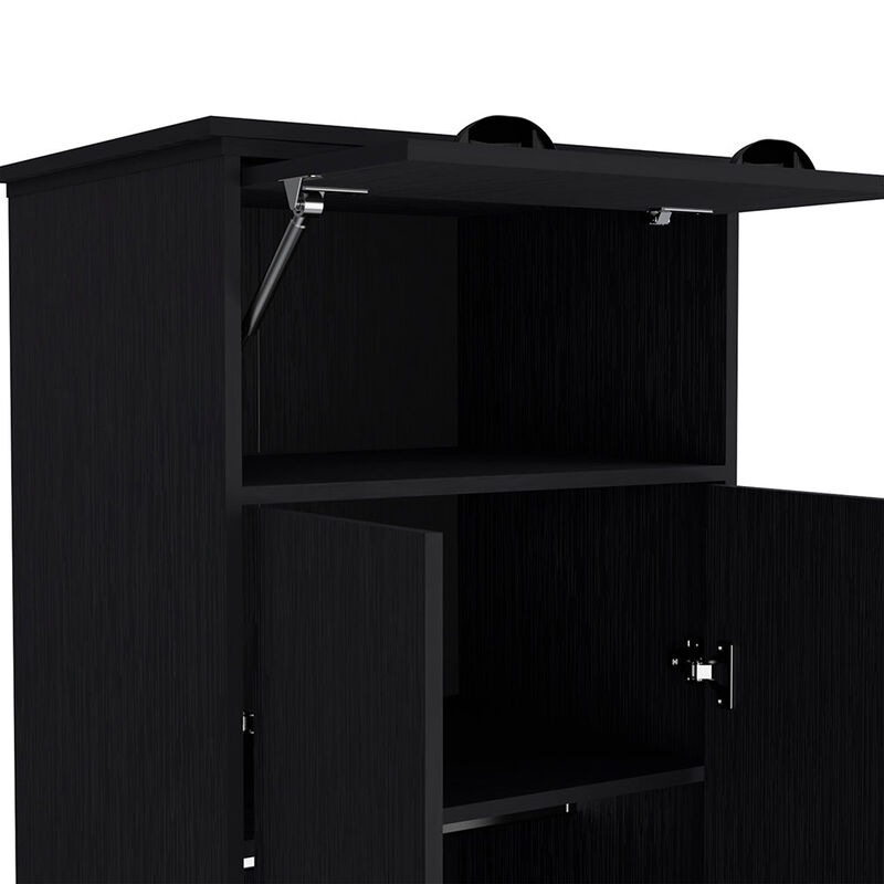 Armoire Dumas, Bedroom, Black