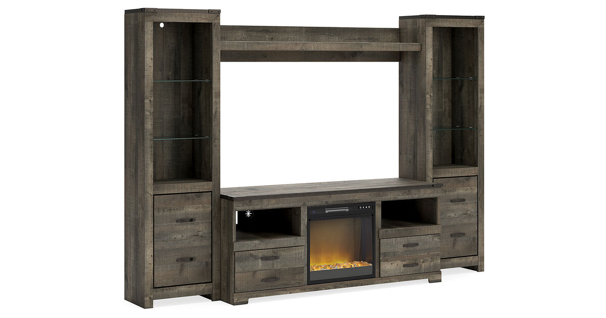 Trinell 4PC Entertainment Center