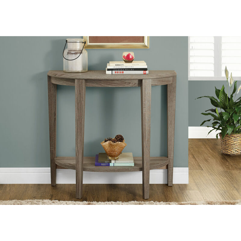 Monarch Specialties I 2452 Accent Table, Console, Entryway, Narrow, Sofa, Living Room, Bedroom, Laminate, Brown, Contemporary, Modern