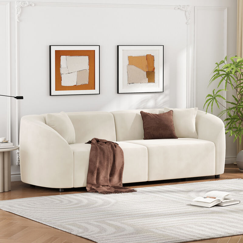 Merax Luxurious Boucle Upholstery Sofa