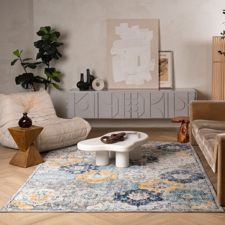 Savannah Contemporary Mid-Century Modern Indoor Area Rug
