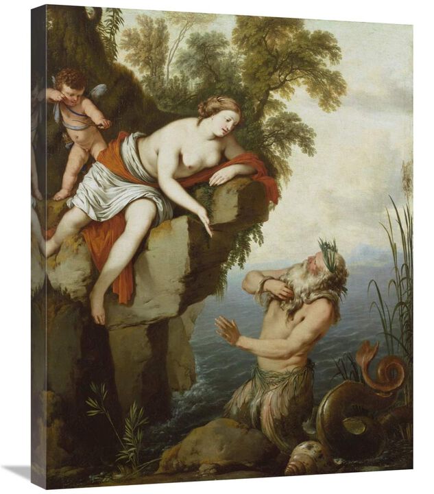 Glaucus and Scylla-Canvas Art-22x28