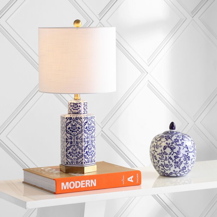 Diana Ginger Jar Ceramic/Metal LED Table Lamp