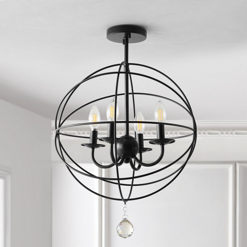 Alma Metal LED Flush Mount
