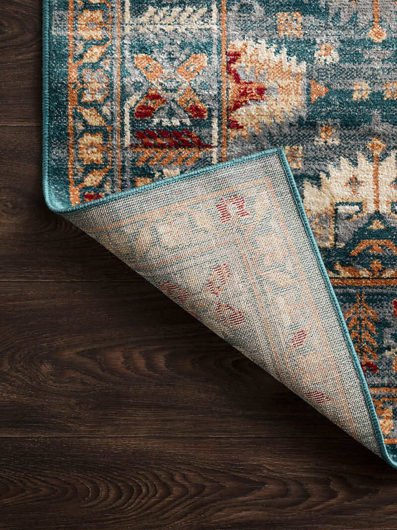 Isadora ISA06 Lagoon/Multi 5' x 7'3" Rug by Loloi II