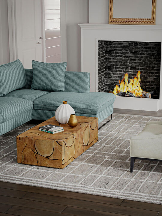 Lofton A07215 Gray 7'9" x 9'9" Rug