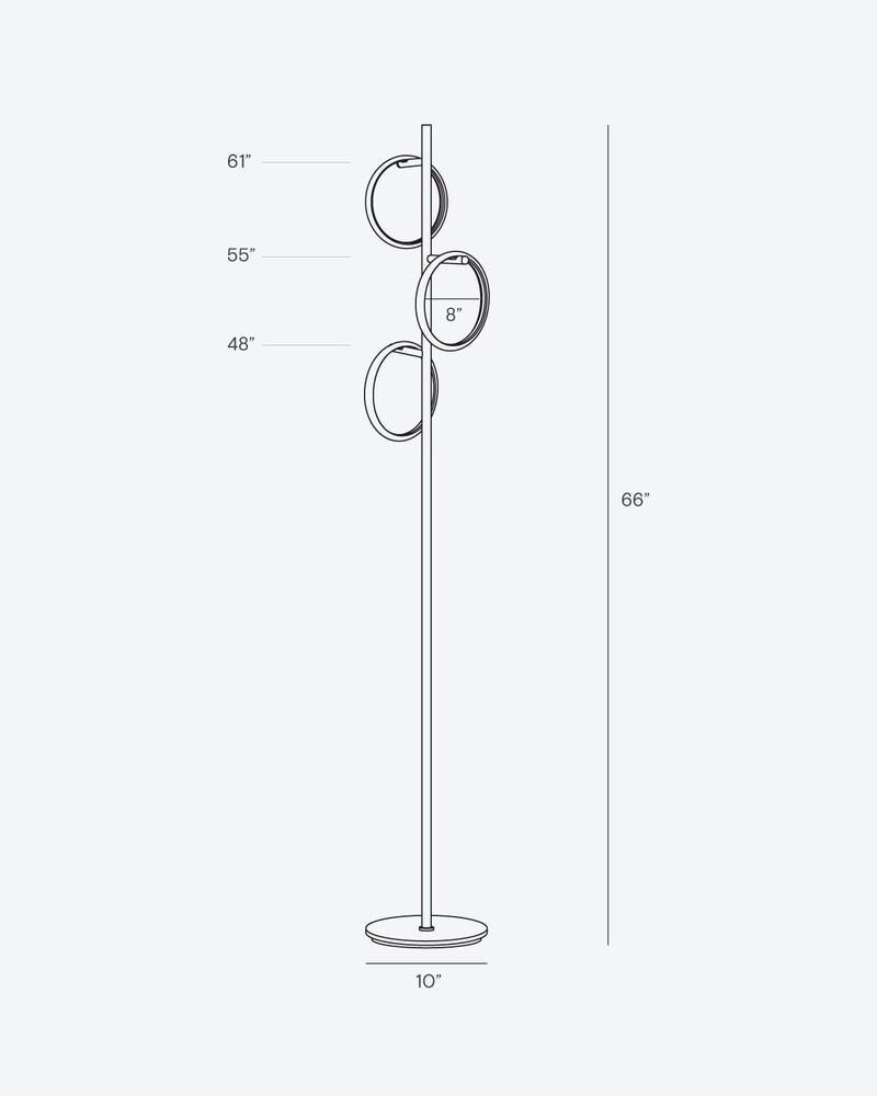 Saturn LED Floor Lamp