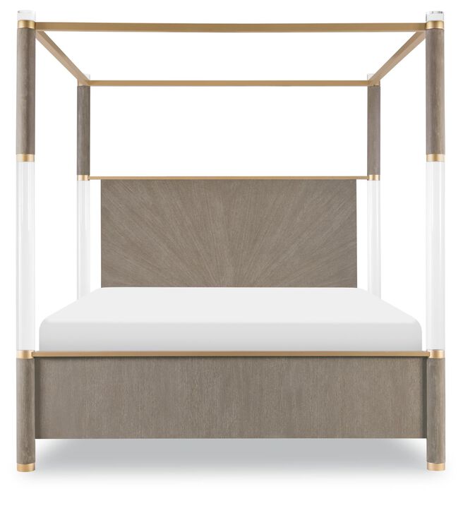 Miramar Canopy Bed w/Acrylic Post