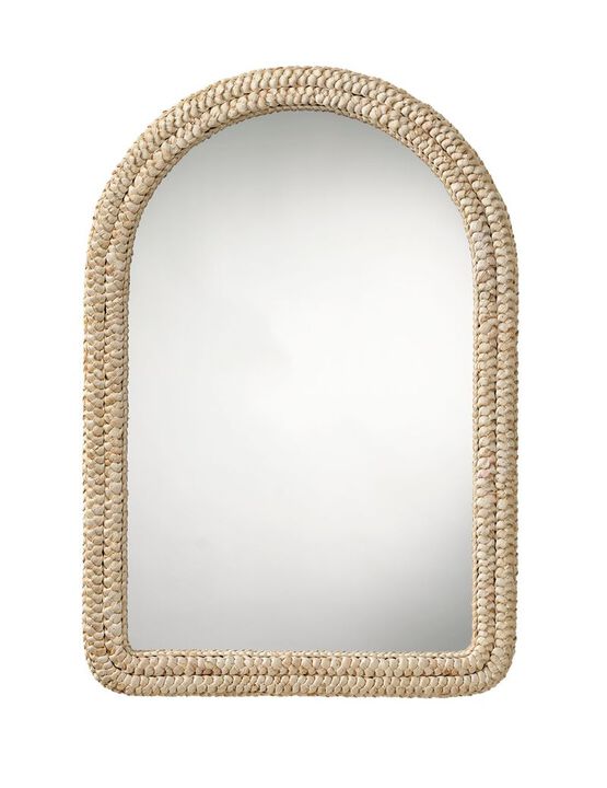 Grain Woven Corngrass Mirror