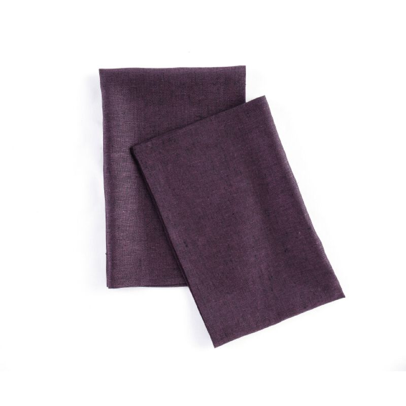 Solino Home 100% Pure Linen Kitchen Towels Set of 2 - 17 x 26 Inch | Athena
