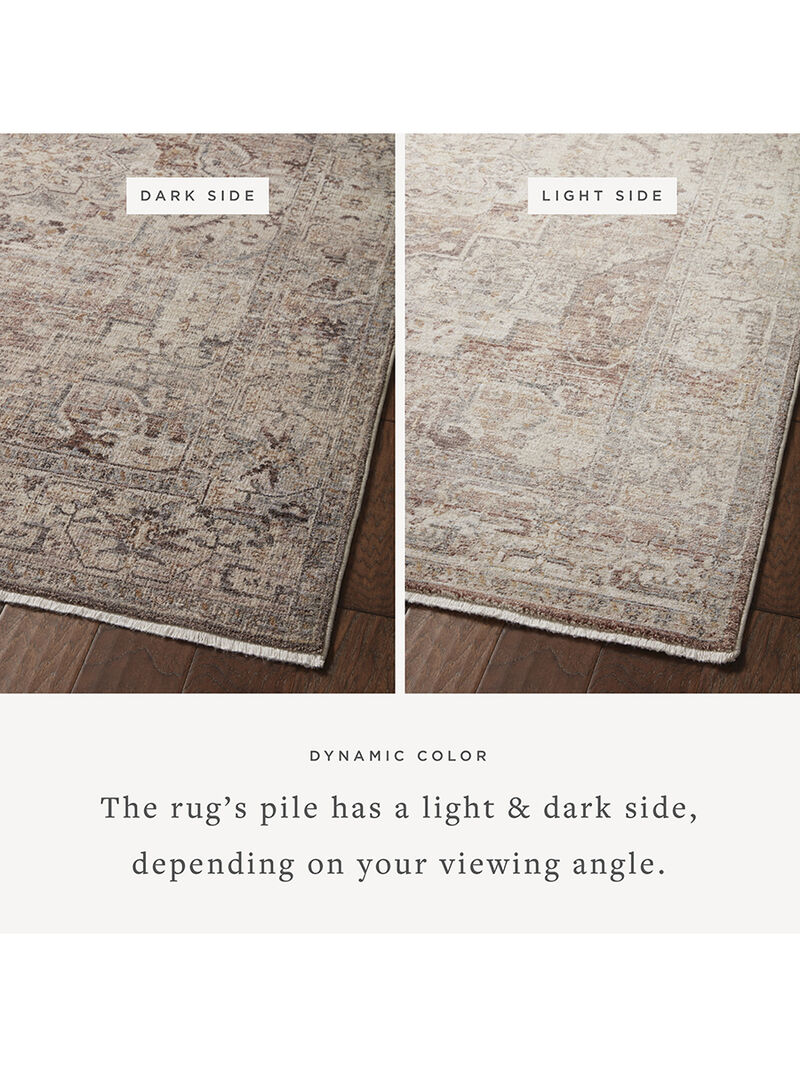 Lyra LYR06 Berry/Stone 4' x 5'7" Rug