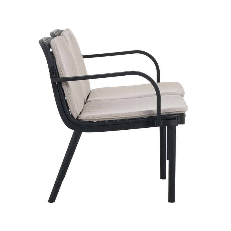 Merax Outdoor Patio PP Loveseat