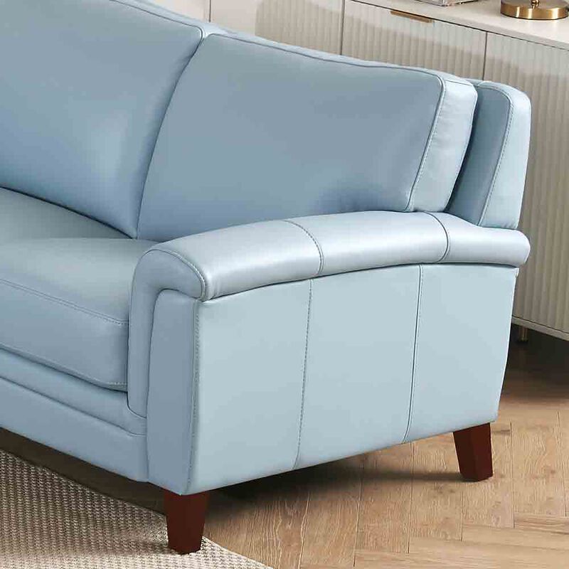 Westcott Top Grain Leather Loveseat