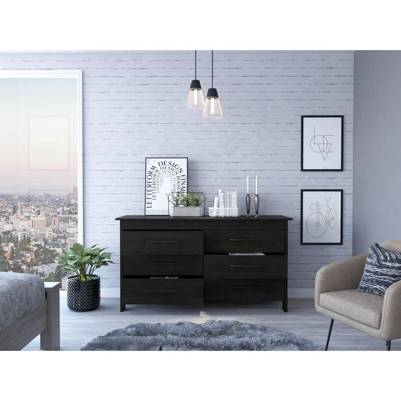 Luxor 6 Drawer Double Dresser