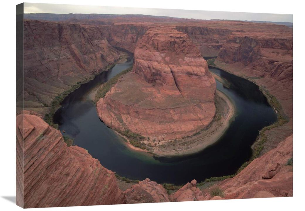 Colorado River at Horseshoe bend near Page, Arizona-Canvas Art-32x24