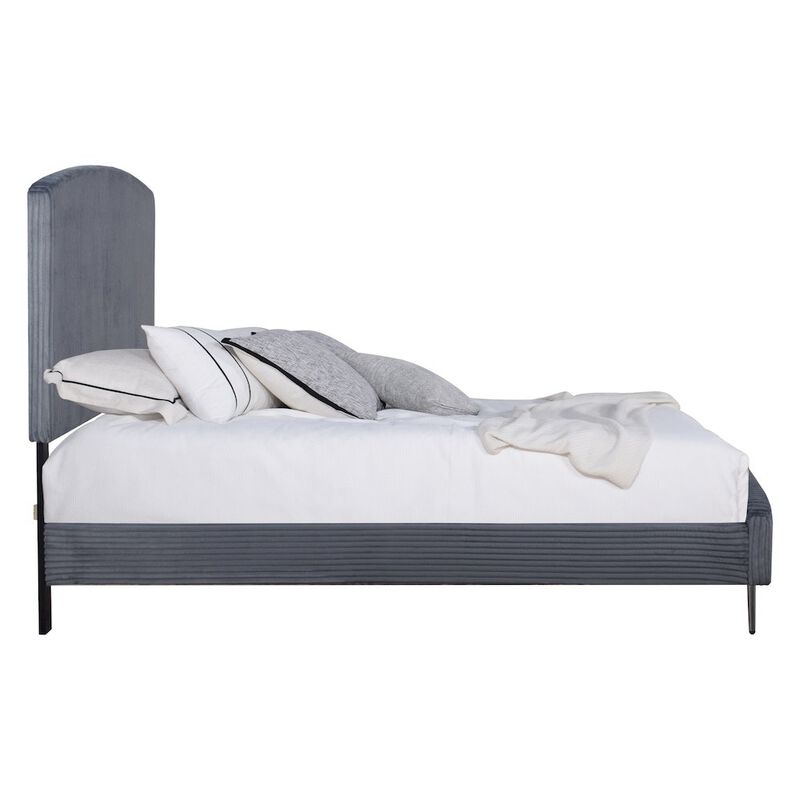 New Classic Furniture Kailani Wood Queen Bed, Gray