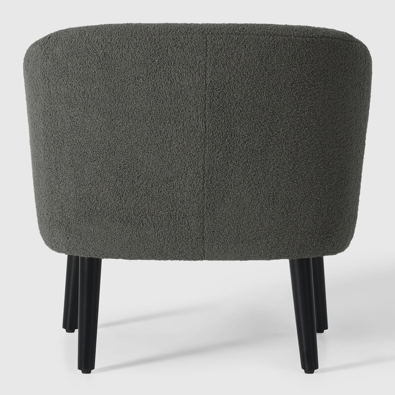WestinTrends 29" Wide Mid Century Modern Club Barrel Accent Armchair