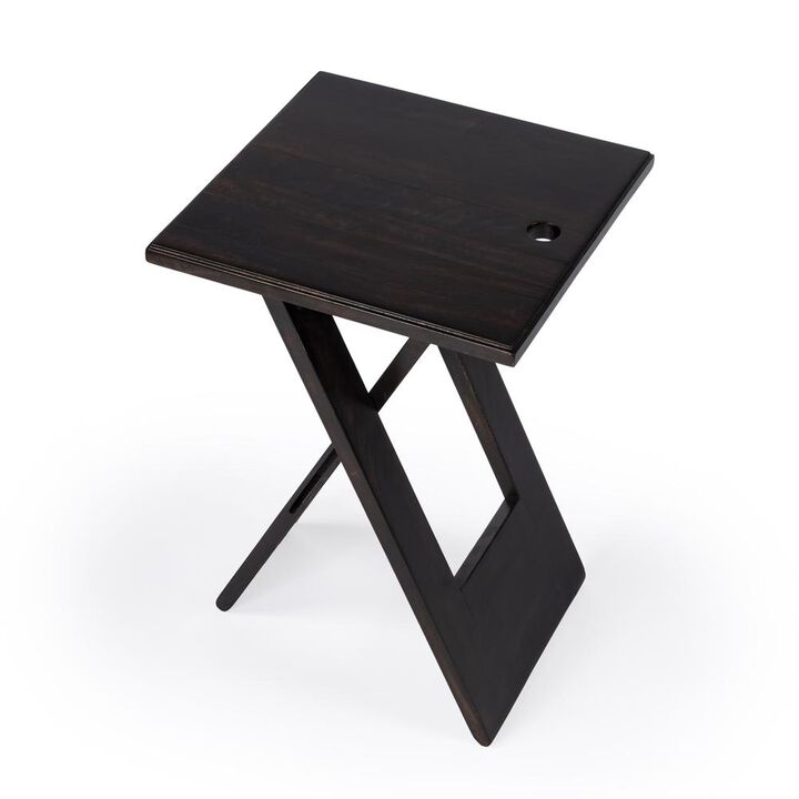 Coffee Folding Accent Table, Belen Kox