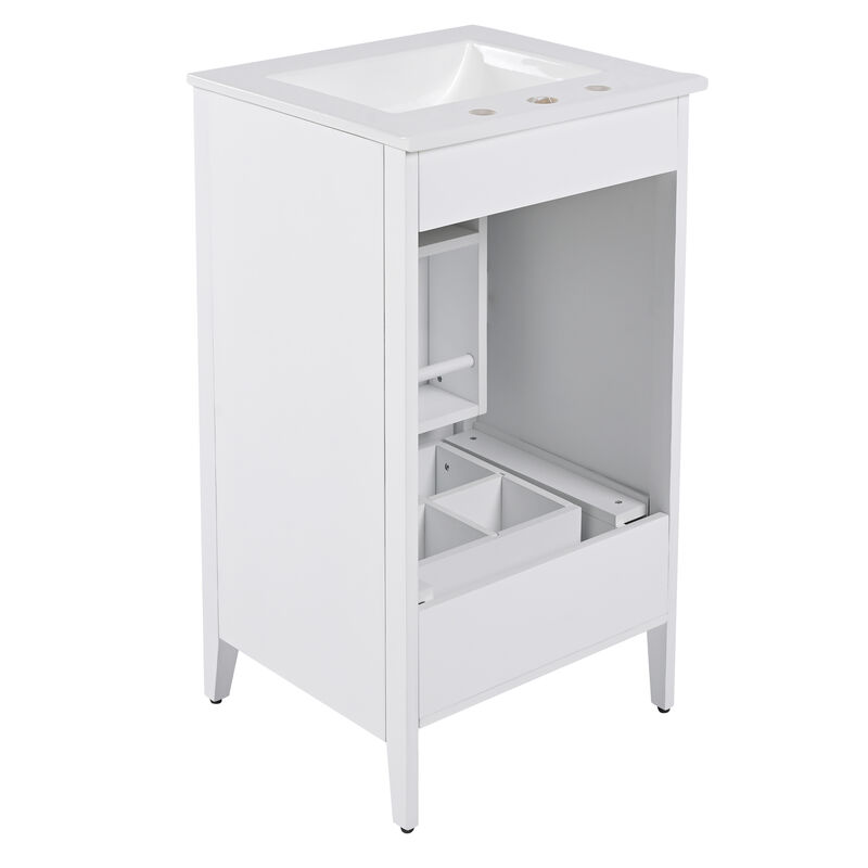Merax 20.3" Bathroom Vanity with Sink and Soft-closing Door