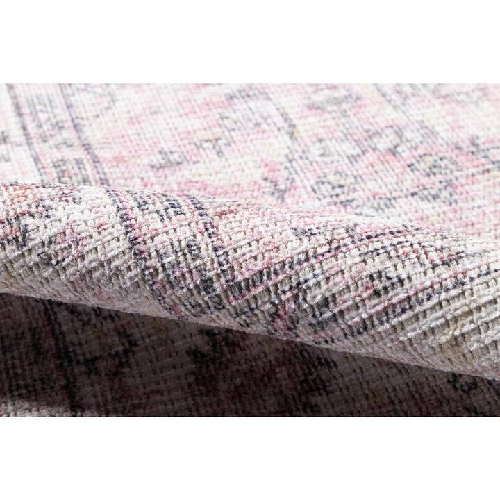 Momeni Traditional Rectangle Area Rug, Pink, 2' X 3'