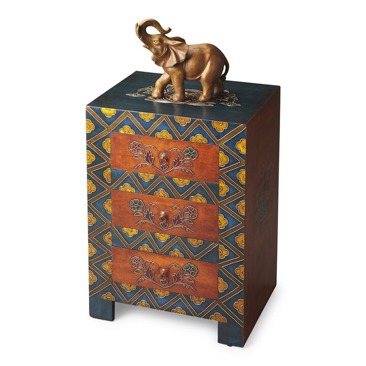 Hand Painted Accent Chest, Belen Kox