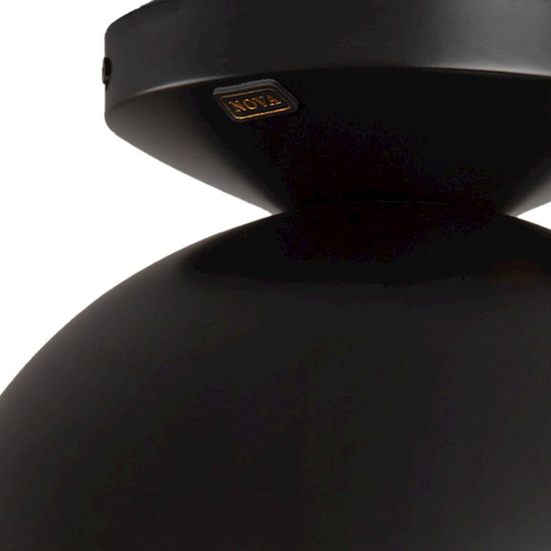 NOVA OF CALIFORNIA Luna Bella Flush Mount Ceiling Light - Matte Black