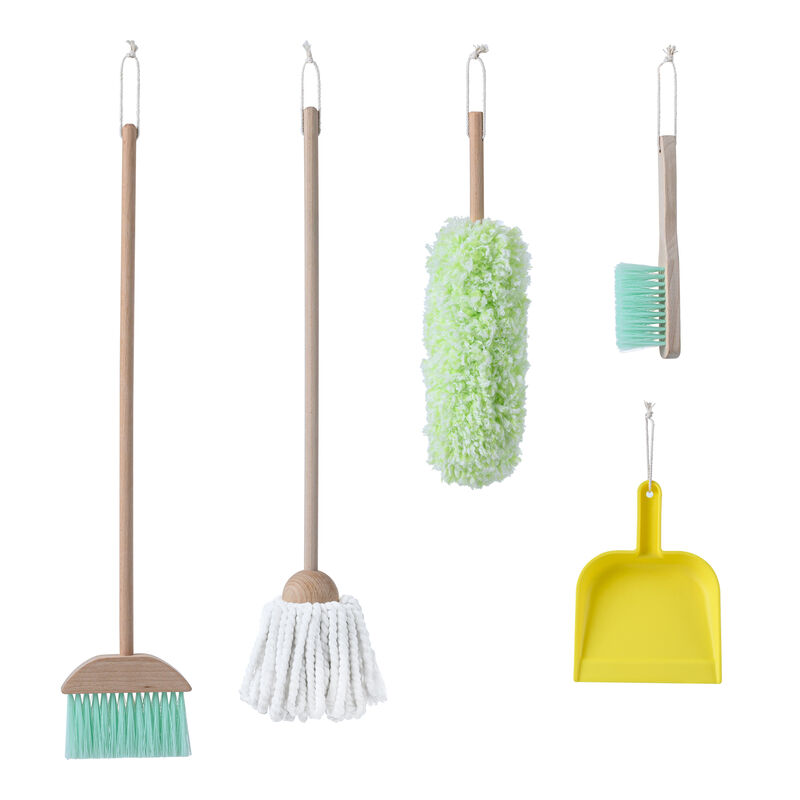 Teamson Kids - Little Helper  Cleaning Set - Stone