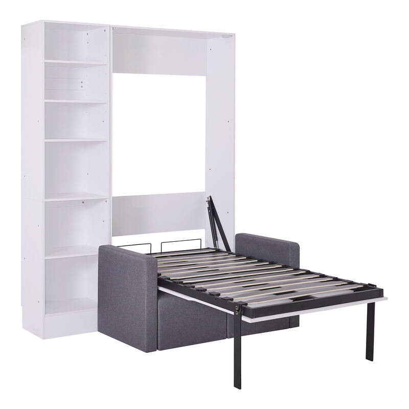 Merax Sleek Murphy Bed Wall Bed with Sofa