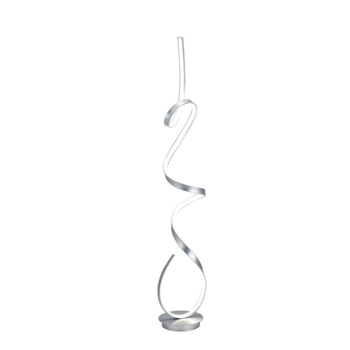 Amsterdam Floor Lamp White Metal Dimmable Integrated LED